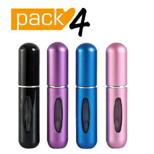 4 Pcs Mini Refill Perfume Bottle