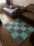 (Pack of 10 Tiles) Premium Interlocking Foam Tile Mat for Home & baby Safe – Warm, Soft & Anti-Slip