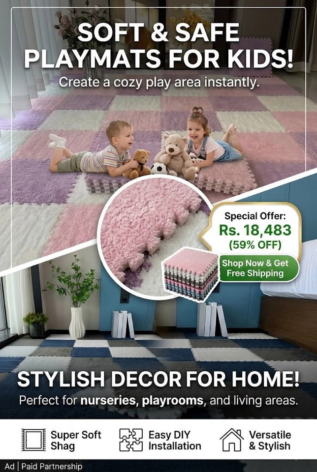 Complete Room Coverage Package – EVA Foam Flooring Set (60 Tiles)