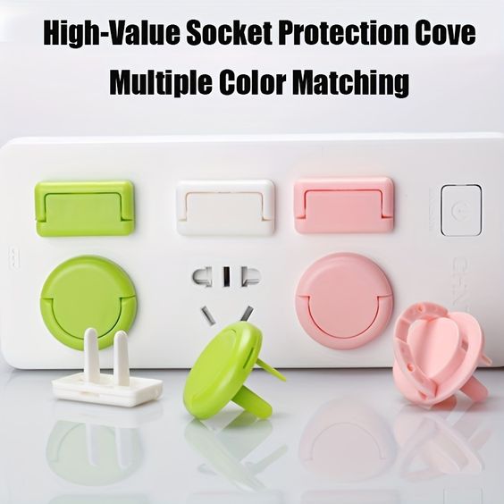 16 PCS CHILD SAFETY SOCKET COVER (8 PCS 3 LEGS) (8 PCS 2 LEGS)
