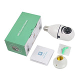 E27 PTZ Bulb WiFi Waterproof 360° Wireless Security Camera