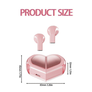 Heart Shape High Quality Earbuds Perfect For Gift