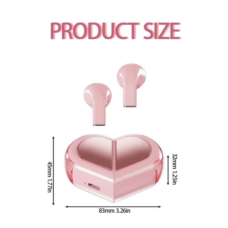 Heart Shape High Quality Earbuds Perfect For Gift