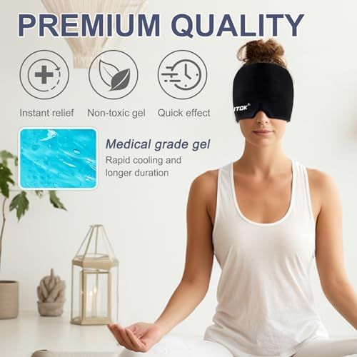 Migraine Headache Relief Cap (Cold or Hot Therapy)