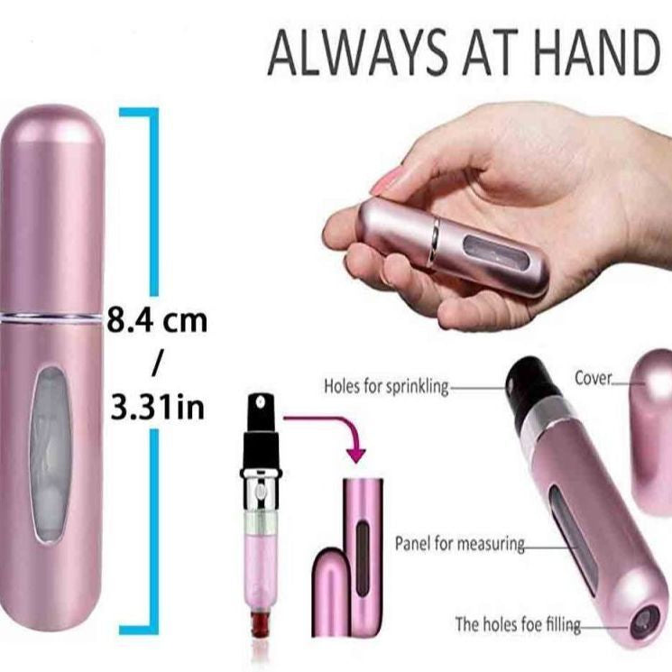 4 Pcs Mini Refill Perfume Bottle