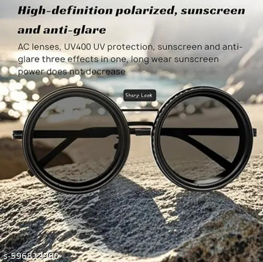 Imported Quality Adjustable Diming Sunglasses with lens