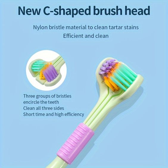 3 Sided Soft Toothbrush