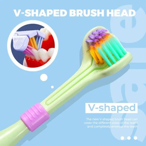 3 Sided Soft Toothbrush