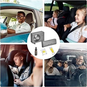 Refillable Car Air Freshener - Long-Lasting Aromatherapy Air Freshener Air Conditioner Shape