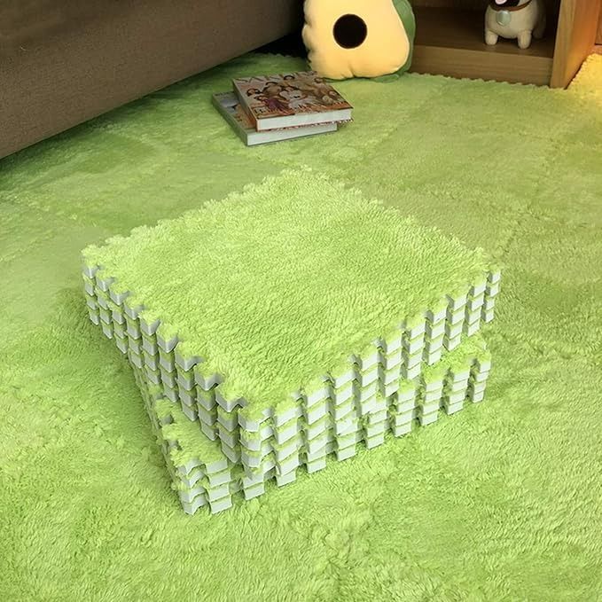 (Pack Of 5) Premium Interlocking Carpet Tile Mat for Home & baby Safe