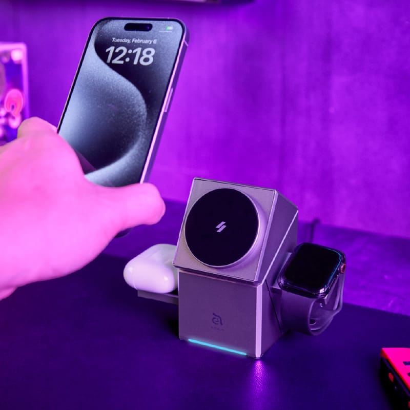 CYBER T 25W Qi2 Certification magnetic 3-in-1 wireless charger