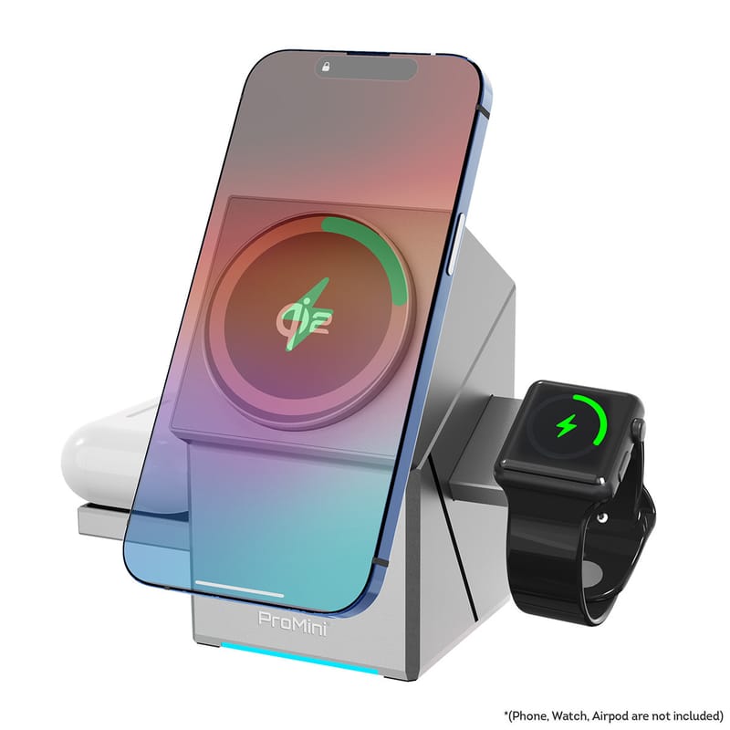 CYBER T 25W Qi2 Certification magnetic 3-in-1 wireless charger