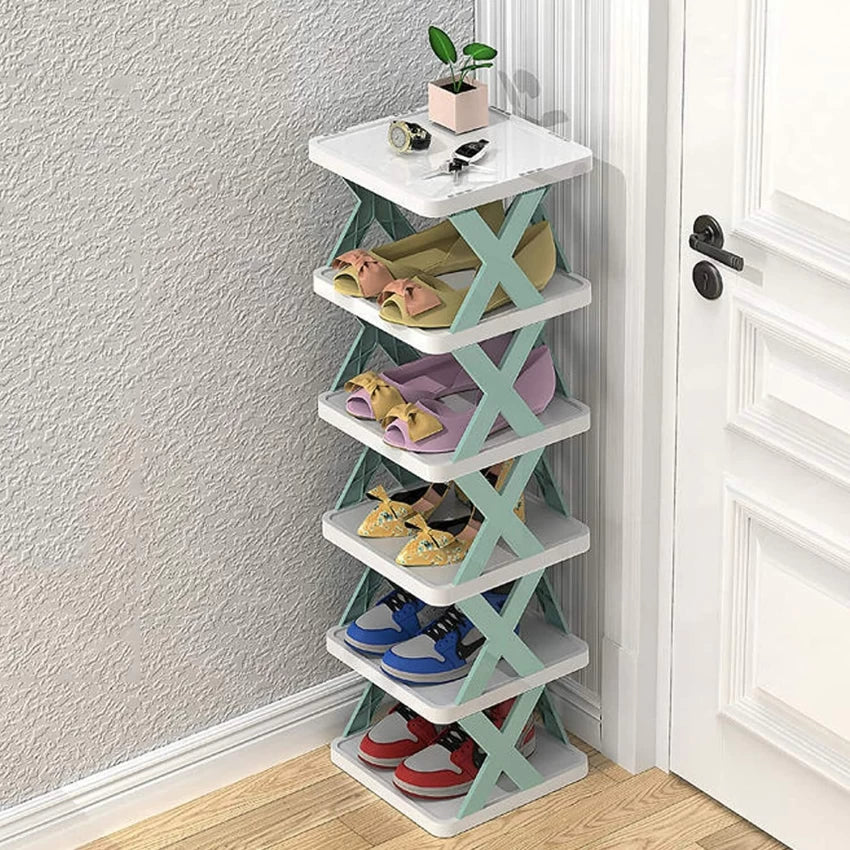 1x Portable 5 Layer Shoe Rack