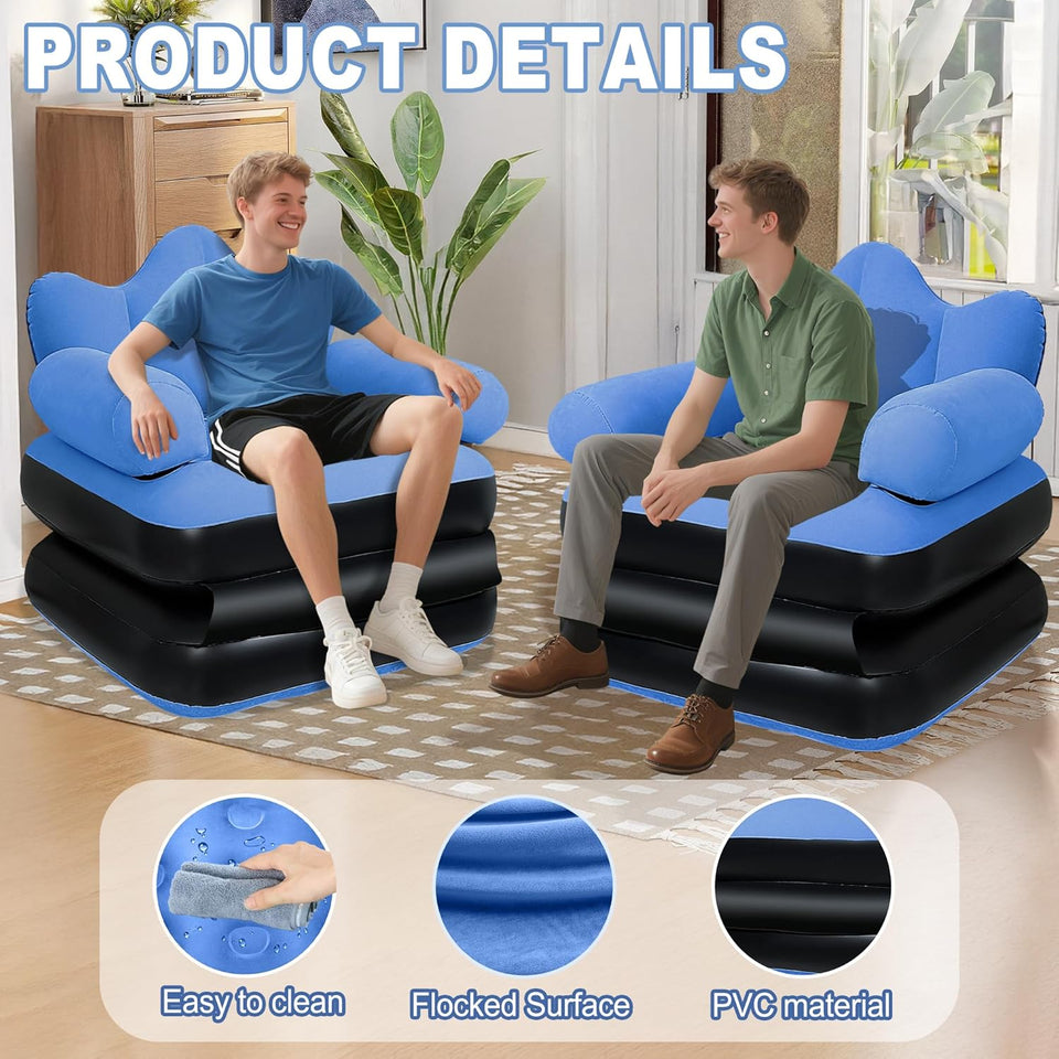 2 in 1 Inflatale Space Saving Sofa Bed