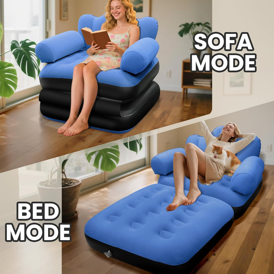 2 in 1 Inflatale Space Saving Sofa Bed