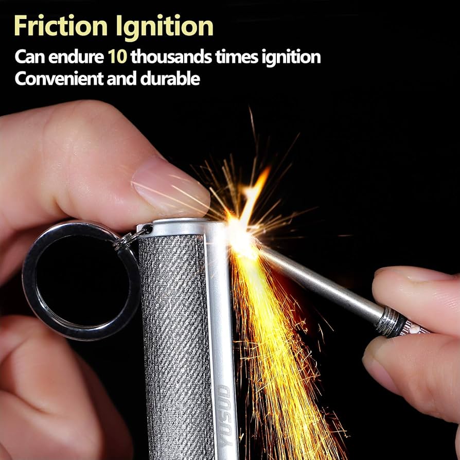Waterproof Permanent Match Keychain Lighter