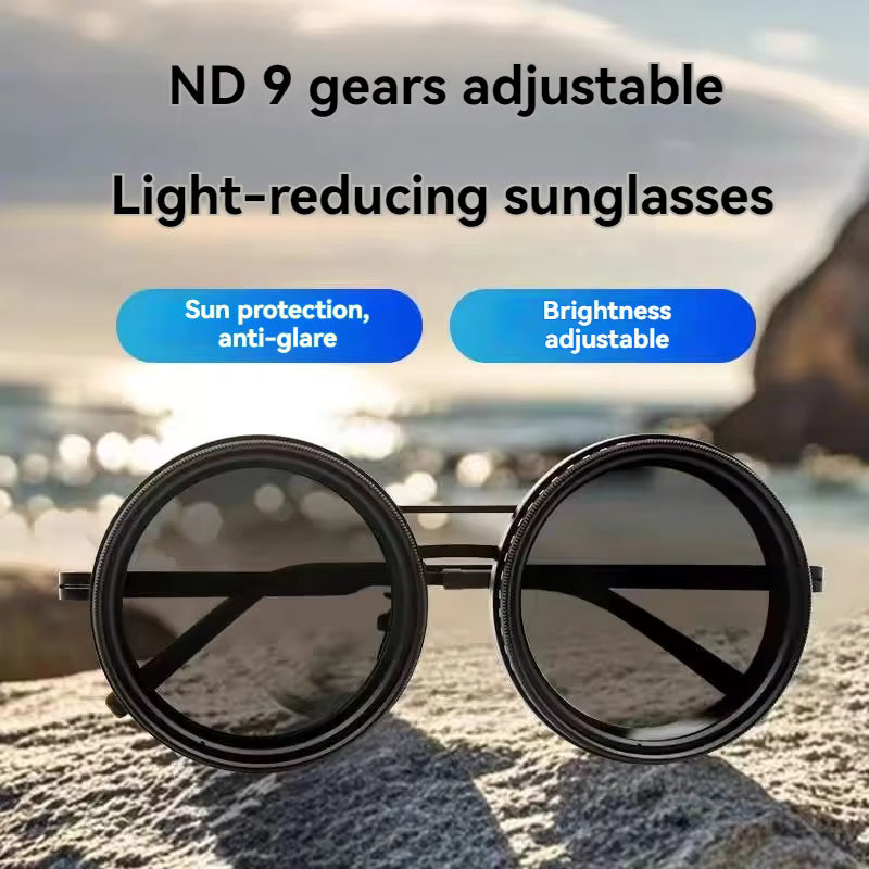 Imported Quality Adjustable Diming Sunglasses with lens