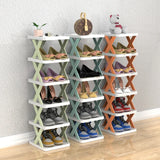 1x Portable 5 Layer Shoe Rack