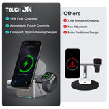 CYBER T 15W Qi2 Certification magnetic 3-in-1 wireless charger