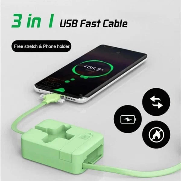 3 IN 1 RETRACTABLE CHARGING CABLE