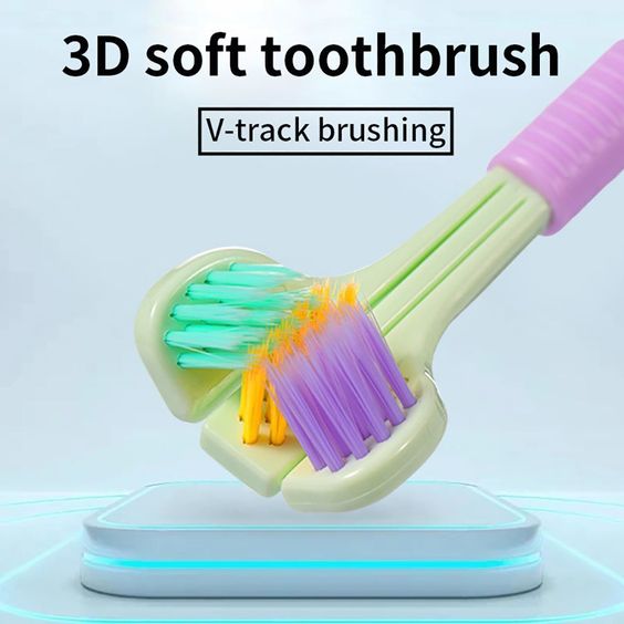 3 Sided Soft Toothbrush