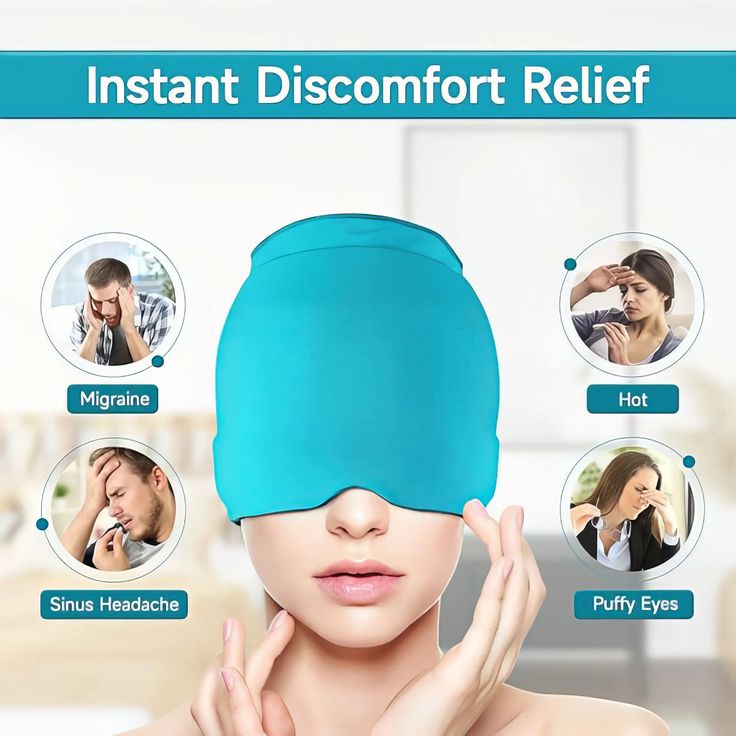 Migraine Headache Relief Cap (Cold or Hot Therapy)