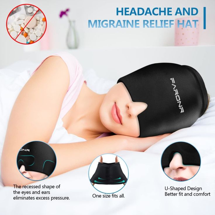 Migraine Headache Relief Cap (Cold or Hot Therapy)