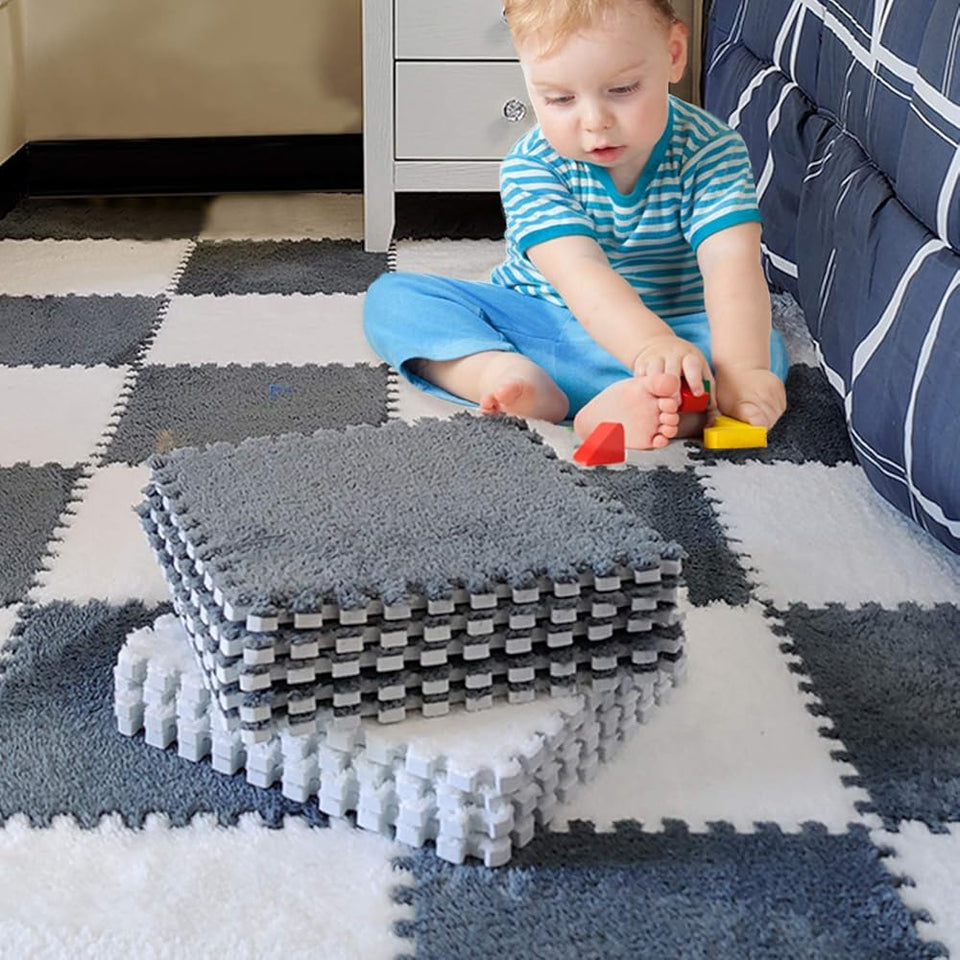 Premium Interlocking Foam Tile Mat for Home & baby Safe – Warm, Soft & Anti-Slip