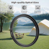 52mm Clip-on CPL Phone Camera Lens Filter Kit (High Quality)