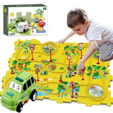 15 Pcs Car Track Puzzle for Kids – Build, Play & Learn (Educational Toy)