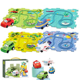 15 Pcs Car Track Puzzle for Kids – Build, Play & Learn (Educational Toy)