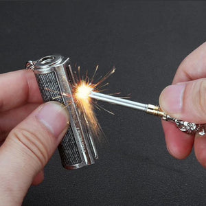 Waterproof Permanent Match Keychain Lighter