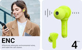 BLUETOOTH HEADPHONES WITH ENC NOISE CANCELING