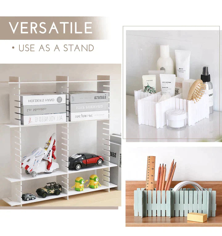 8 PCS ADJUSTABLE DRAWER ORGANIZER