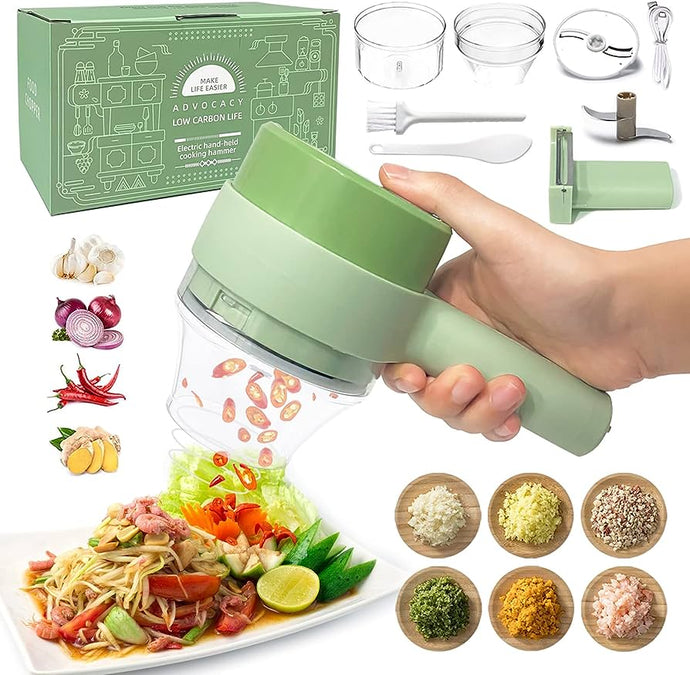 4 in 1 Electric Vegetable Cutter Chopper