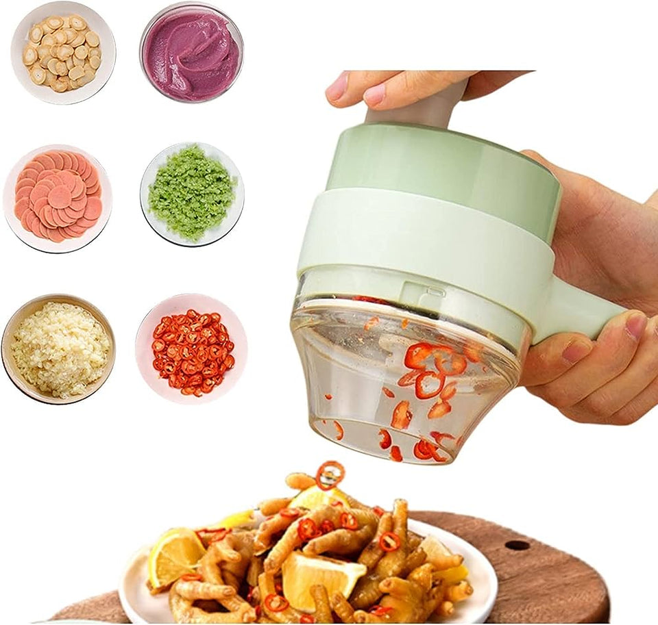 4 in 1 Electric Vegetable Cutter Chopper