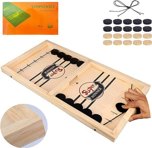 FAMILY WOODEN HOCKEY GAME