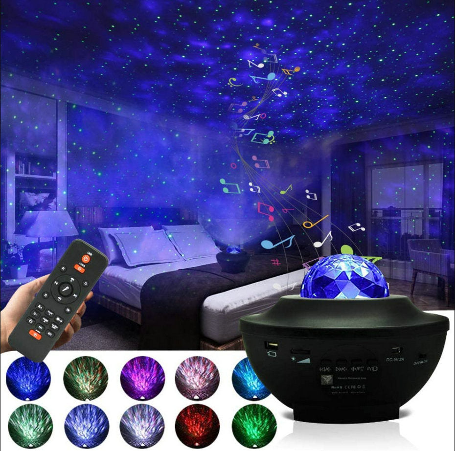 GALAXY OCEAN WAVE LIGHT PROJECTOR WITH BLUETOOTH