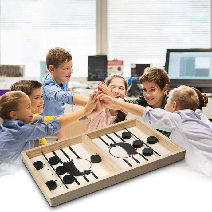 FAMILY WOODEN HOCKEY GAME