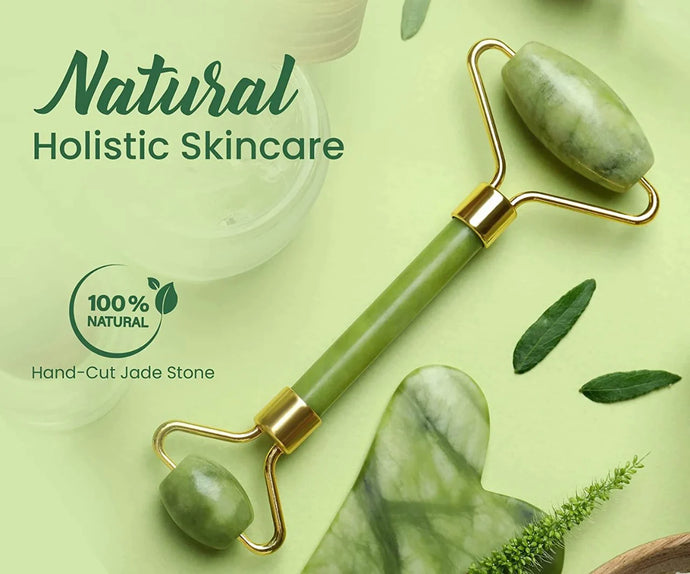 Jade roller and Gua Sha Stone Anti Aging Natural Stone