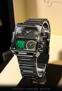 Stylish Triple Time Watch