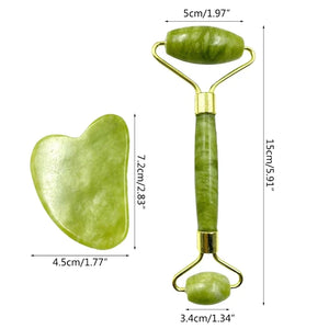 Jade roller and Gua Sha Stone Anti Aging Natural Stone